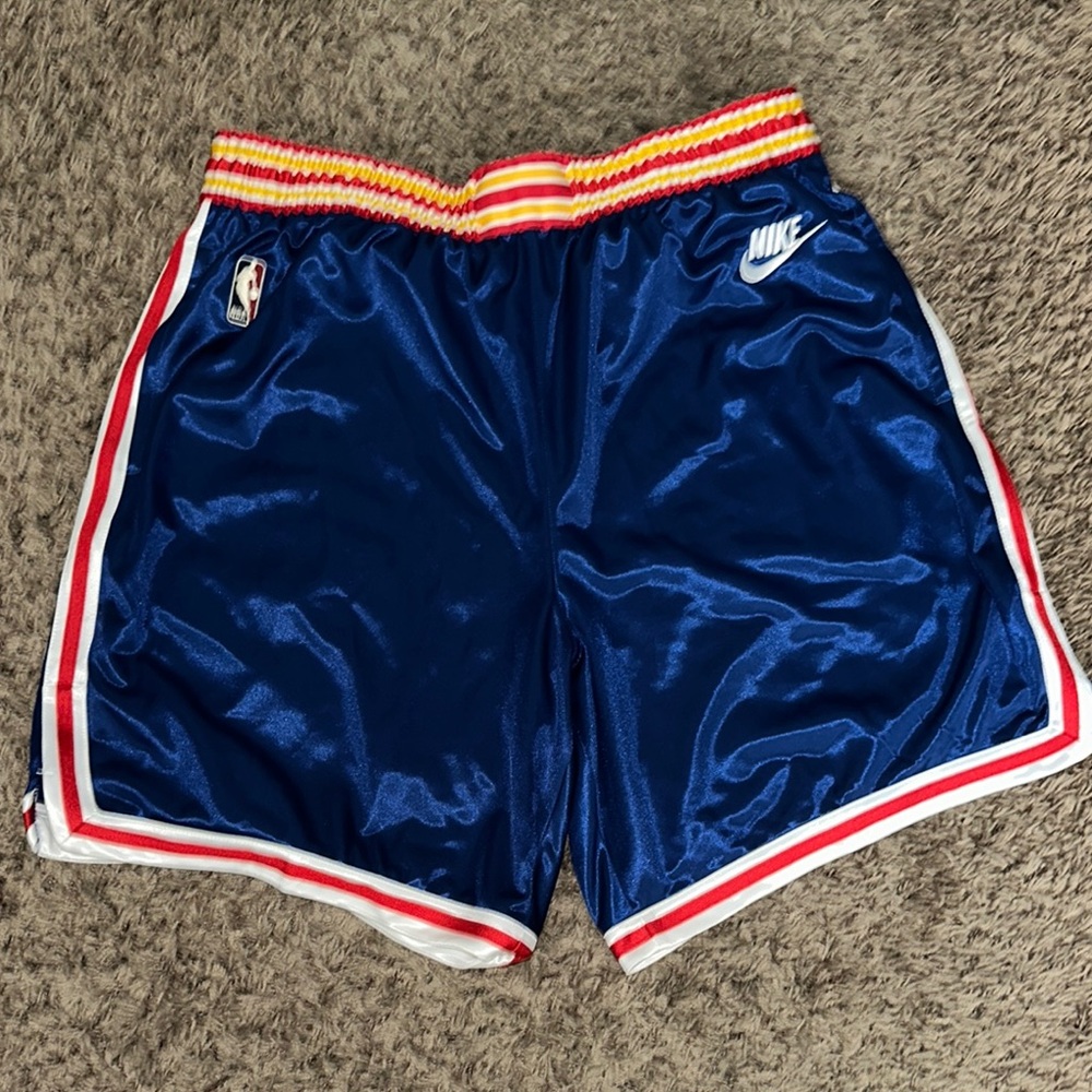 Nike Blue and Red Basketball Shorts Retro Style NWOT size 2XL